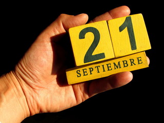 21 Settembre - cubi di legno
