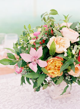 Flower arrangement, close up