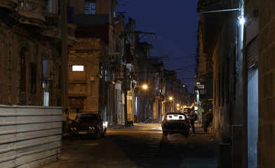 Naklejka premium cuba - havana streets