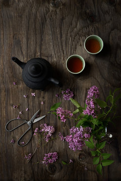 Lilac tea