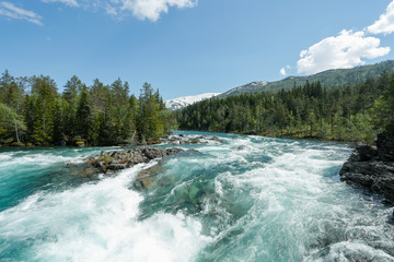 Mountains river