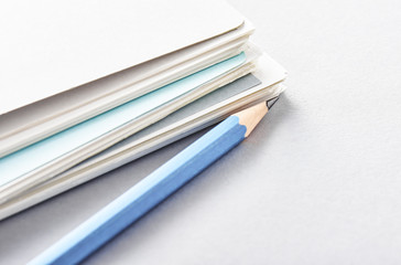 Office supply. With a pencil.