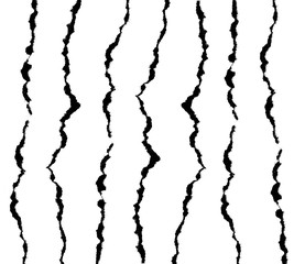 Torn paper on white with space for text. Copy space