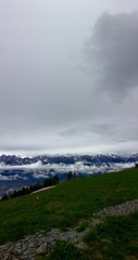 Fototapeta premium Blick vom Berggipfel
