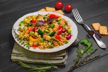 Vegan organic food