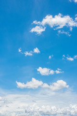 blue sky with cloud