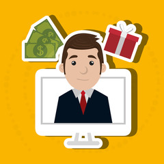 businessperson avatar  design 