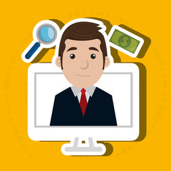 businessperson avatar  design 