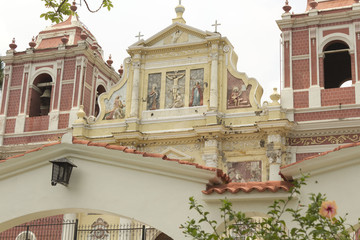 Obraz premium Iglesia del calvario parte de arriba,leon,nicaragua