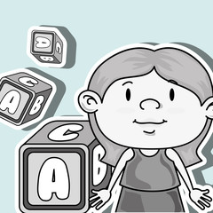 kids and toys design 