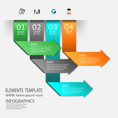 Time line infographic and icons vector design template.