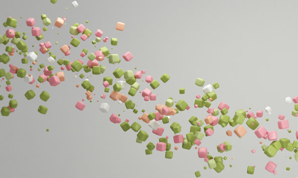 Pastel color candy background pink and green,  lovely pastel bac