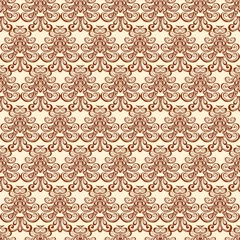 Zelfklevend Fotobehang Vector seamless floral pattern © lizavetas