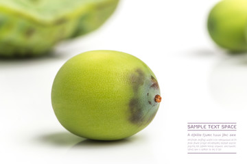 lotus seeds, lotus seeds close up, lotus seeds on white background