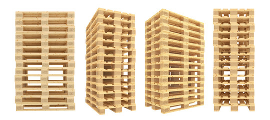 Euro pallets. © dimamoroz