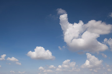 blue sky with cloud