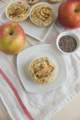 Apfel Vollwert Muffins 