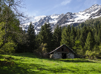 Fototapeta na wymiar L'Oule - Massif de Belledonne - Isère.