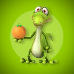 Fototapeta premium Fun lizard