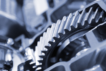 gear teeth close up