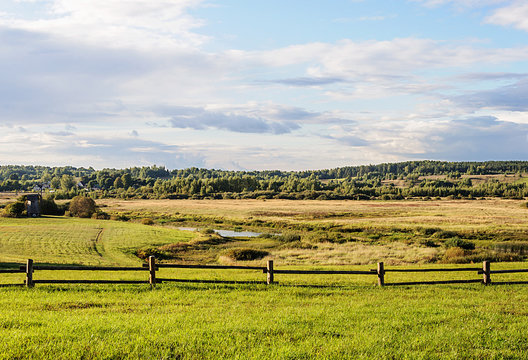 Valley of Soroti river in Pushkinskiye Gory