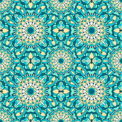 Seamless pattern. Decorative pattern in beautiful colors. Vector illustration