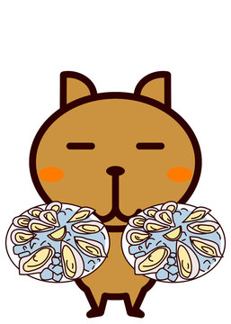生ガキと動物シリーズ