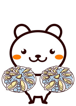 生ガキと動物シリーズ