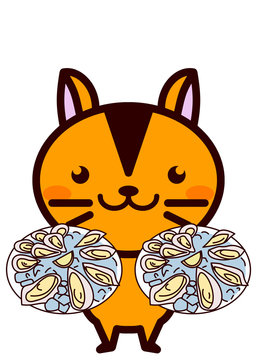 生ガキと動物シリーズ