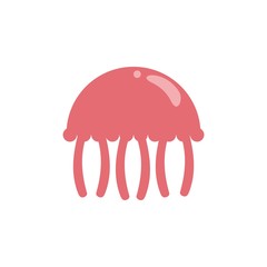 Design icon jellyfish animal logo vector