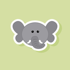 Cute Elephant Face