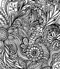 Vector of Abstract floral pattern 