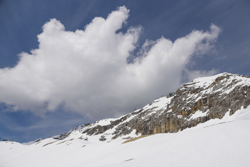 Zugspitze Besteigung Alpen Winter