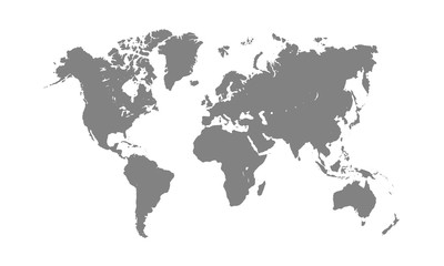 Fototapeta na wymiar World Map Countries