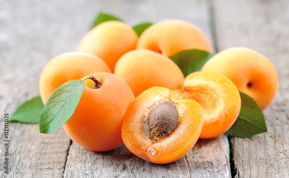 Canvas Prints sweet apricots fruits