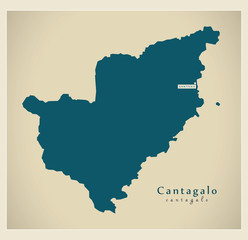 Modern Map - Cantagalo ST
