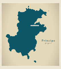 Modern Map - Principe ST