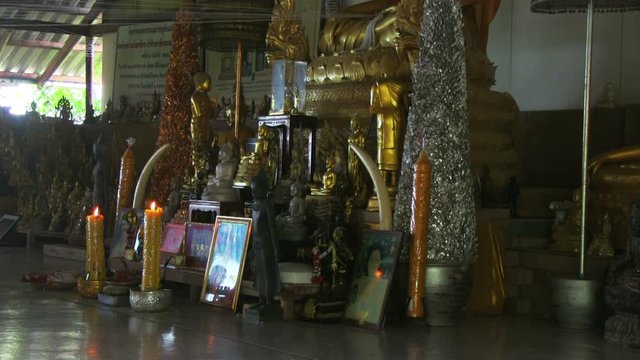 interior of a Buddhist temple