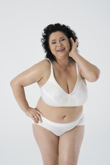 Fototapeta premium I love my natural body!