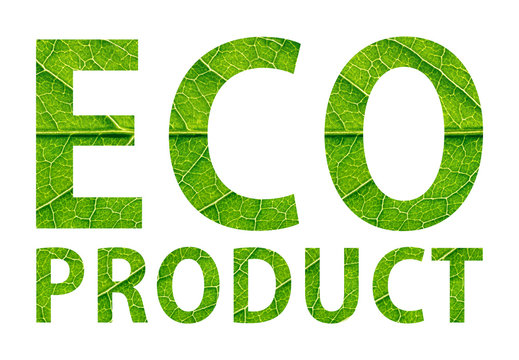 Eco product inscription
