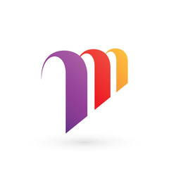 Abstract Letter M Logo