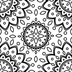 Pattern flower texture, seamless background. Vector illustration