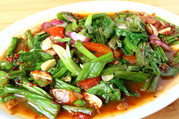 Genjer Balacan Taucho, chinese food