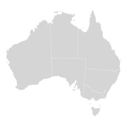 Fototapeta premium Map - Australia