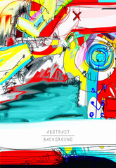 original artistic abstract creative universal design, you can us