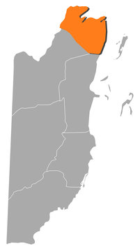 Map - Belize, Corozal