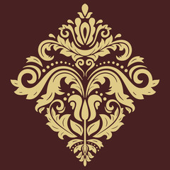Elegant Vector Ornament in the Style of Barogue