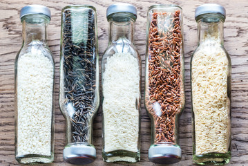 Different kinds of rice