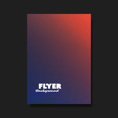Naklejka premium Flyer or Cover Design with Abstract Background