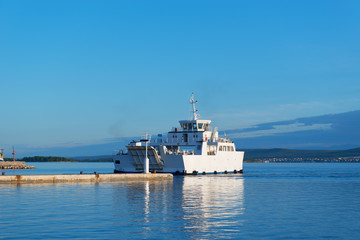 departure ferry the ferry dock